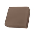thumbnail image 1 of Pure Brown Couch Cushion Covers, Stretch Seat Cushion Covers for Sectional Sofa, Simple Solid Color Individual Sofa&nbsp;Slipcovers Furniture Protector with Elastic&Straps Small 1Pcs, 1 of 7