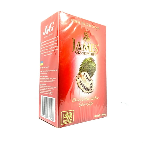 Pure CEYLON black tea with natural soursop 100g . product of Sri Lanka