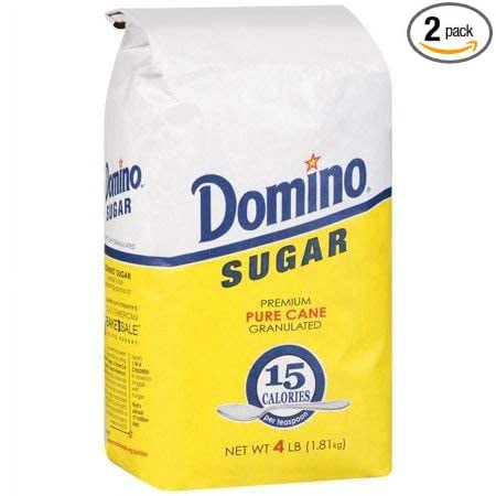 : Pure Cane Granulated Sugar, 4 Lb (2 Pack)