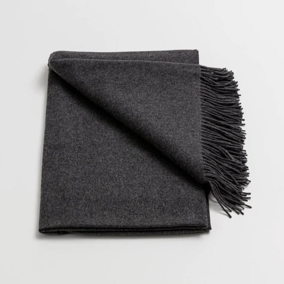 Lincove Wool Throw Blanket - Soft & Naturally Warm