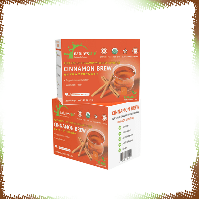Pure Ceylon Cinnamon Brew 100 Organic Pure CEYLON CINNAMON TEA Bags