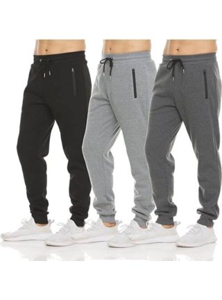 OYOANGLE Men's Colorblock Sweatpants – Drawstring Waist, Zipper Hem, Skinny Fit Streetwear Pants With Pocket
