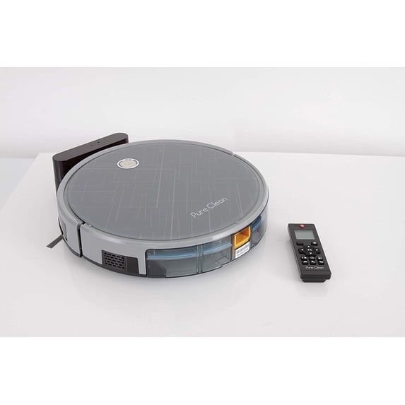 Pure Clean PUCRC660 - Smart Robot Vacuum Cleaner - Robot Cleaning Vacuum with Downloadable App and Remote Control