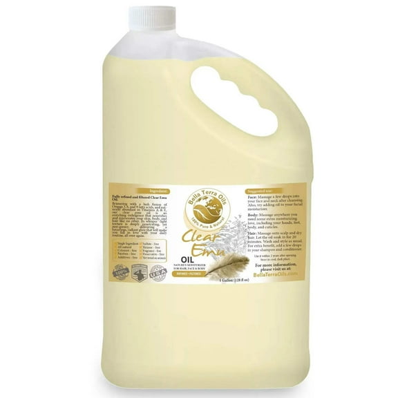 Pure Clear Emu Oil for Skin Hair Nails Deep Moisturizer Anti-Aging Natural