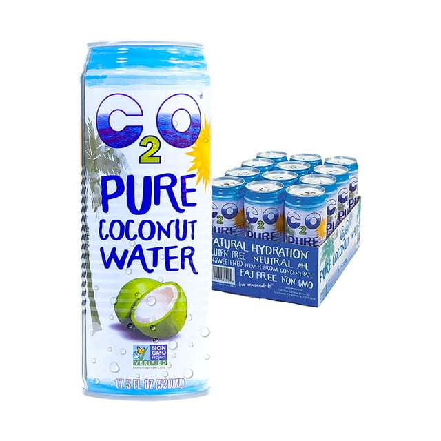 Pure Coconut Water with Plant Based NonGMO No Added Sugar