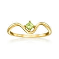 thumbnail image 1 of Pure Collection by Ross-Simons 0.60 Carat Peridot Curvy Ring in 14kt Yellow Gold, Women's, Adult, 1 of 5