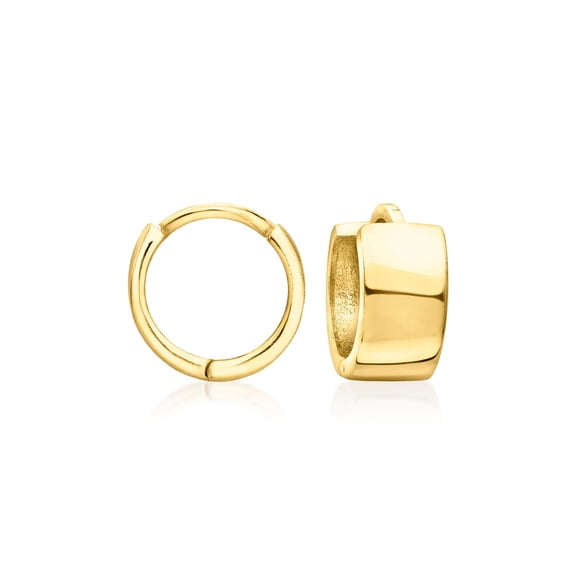 Pure Collection by Ross-Simons 18kt Gold Over Sterling Huggie Hoop Earrings, Women's, Adult