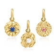 thumbnail image 1 of Pure Collection by Ross-Simons Birthstone Flower Charm in 14kt Yellow Gold, Women's, Adult, 1 of 8