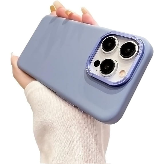 Pure Color & Neutral Color Frosted Slim & Thin Case Compatible with iPhone Case(Blue,iPhone 15)