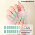 thumbnail image 1 of Pure Color UV Gel Nail Sticker Semi-curing Gel Nail Stickers Heating Lamp, 1 of 5