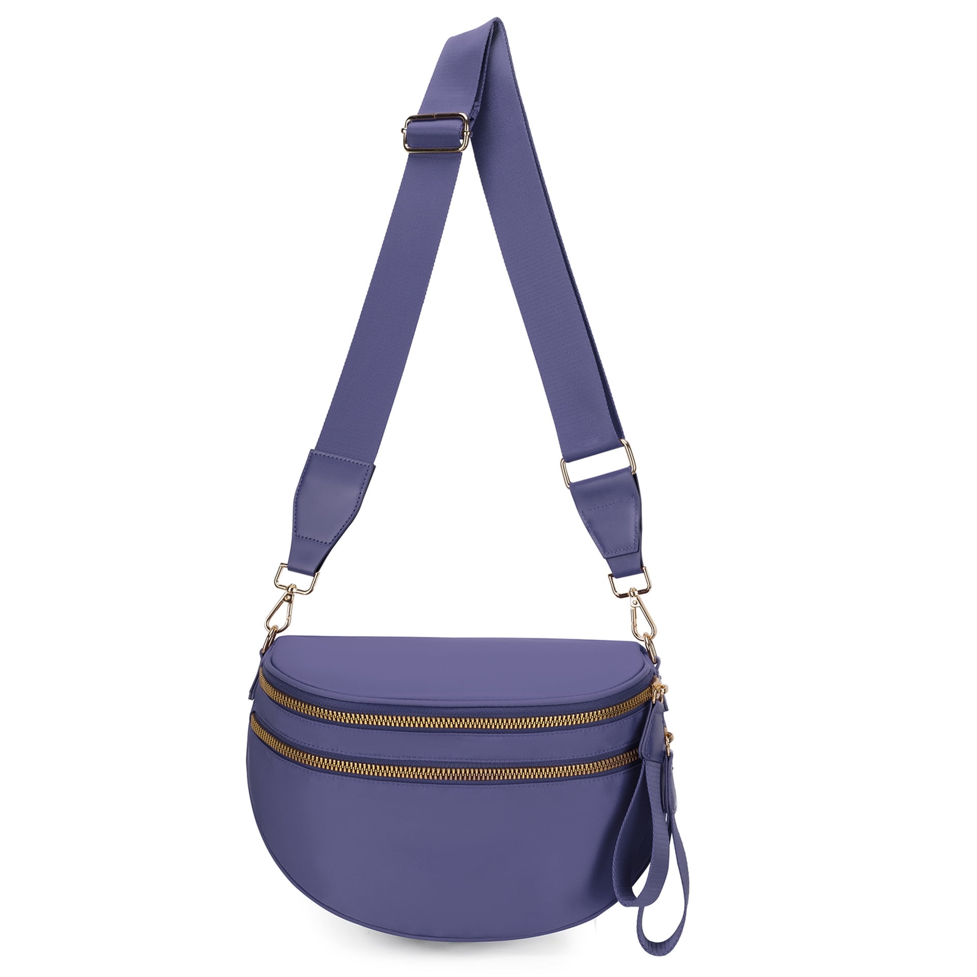 Pure Colour Crossbody Bag Bum Bag for Women,Spacious Wallets Purses Chest Belt Bum Bag,Oversized Bum Bag