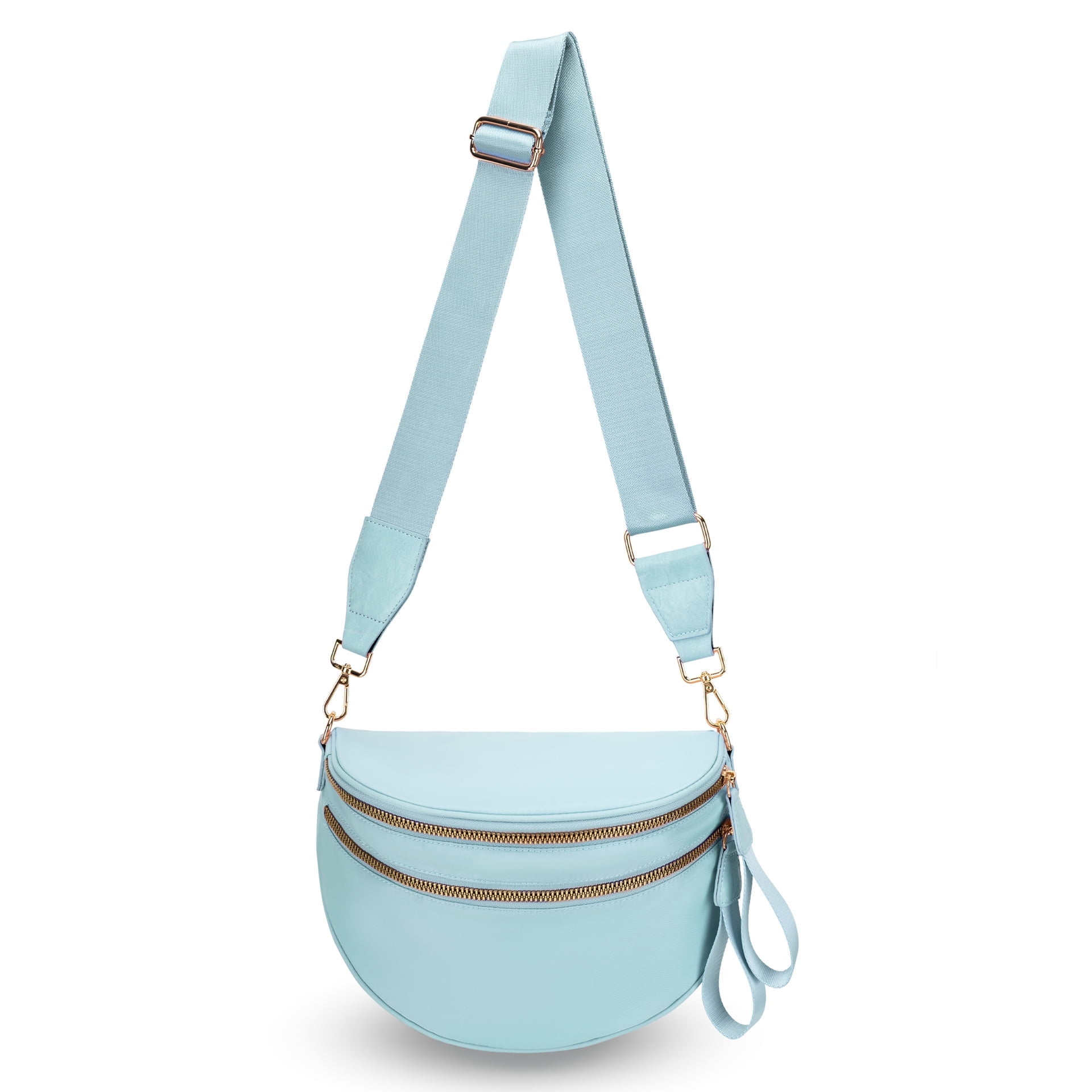 Pure Colour Crossbody Bag Bum Bag for Women,Spacious Wallets Purses Chest Belt Bum Bag,Oversized Bum Bag