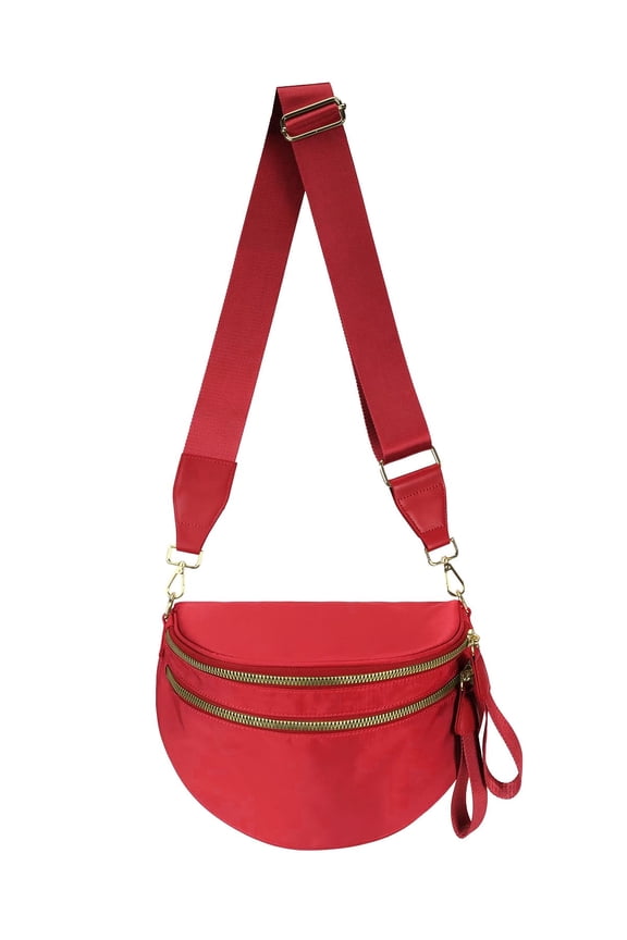 Pure Colour Crossbody Bag Bum Bag for Women,Spacious Wallets Purses Chest Belt Bum Bag,Oversized Bum Bag