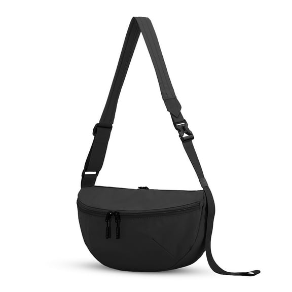 HAWEE Pure Colour Crossbody Bag Bum Bag for Women,Two Way Zipper Belt Bag with Adjustable Strap,Fashion Waist Packs for Traveling Workout