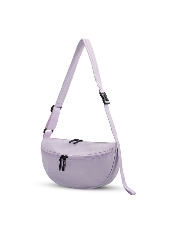 Pure Colour Crossbody Bag Bum Bag for Women,Two Way Zipper Belt Bag with Adjustable Strap,Fashion Waist Packs for Traveling Workout