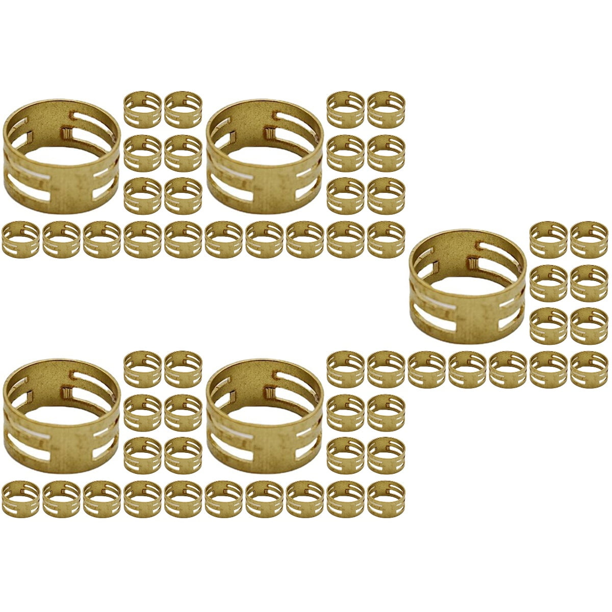 Pure Copper Circle Jump Ring Closer Grandma Necklace with Grandkids