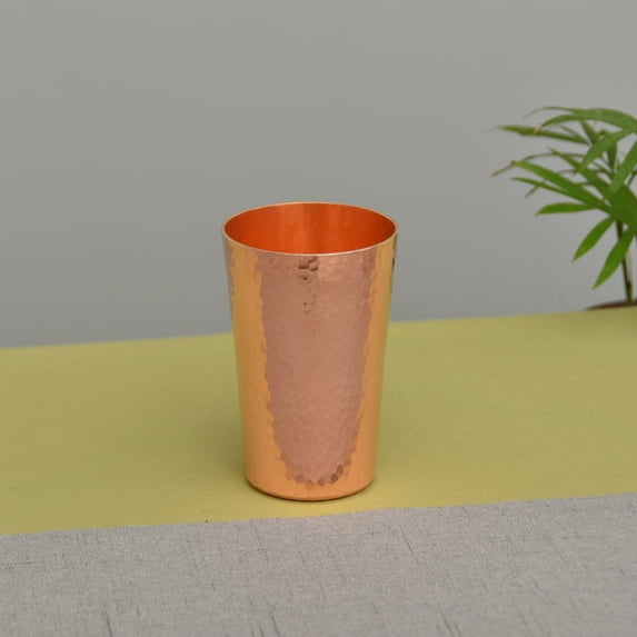 Pure Copper Cup Hand hammered Cup Thickened Coffee Beer Mug Craft Cup Cold Water Cup Beer Mug Copper Cutlery