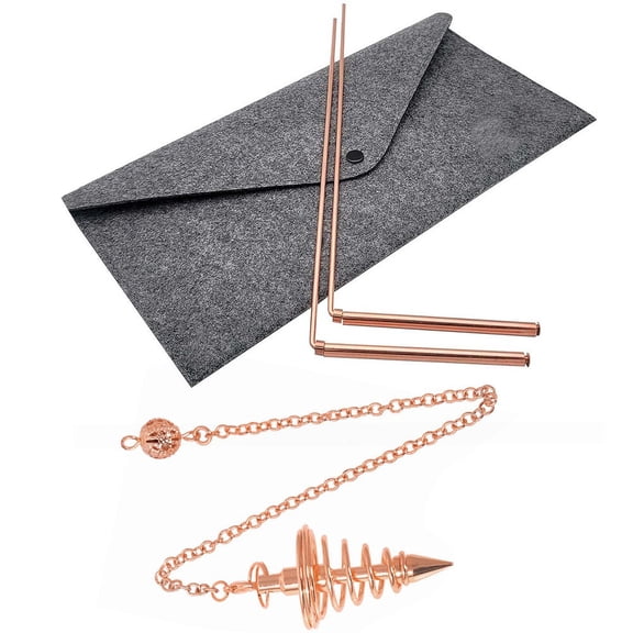 Pure Copper Dowsing Metal Detector Rod Copper Probe For Water Gold Finding Treasure Hunting Divination Tools