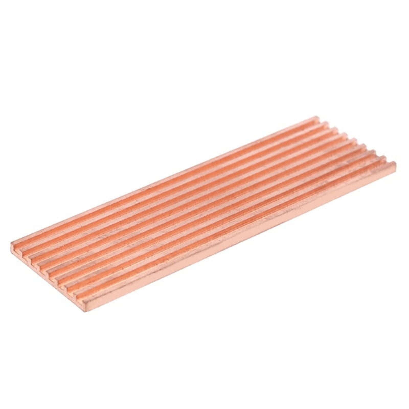 Copper Graphene Coated M.2 NVMe Heatsink – Grid Design With Thermal Adhesive – 2280 Size