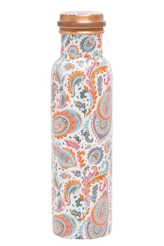 Pure Copper Leak Proof Protection 1000ml Copper Water Bottle (1 Count)