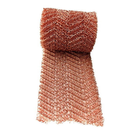 Pure Copper Mesh Roll for Rodent & Pest Barrier, 1 Roll Copper Wool for Slugs, Snails, Mice, Rats, Birds, Fill Holes & Gaps, Garden & Household Pest Blocking