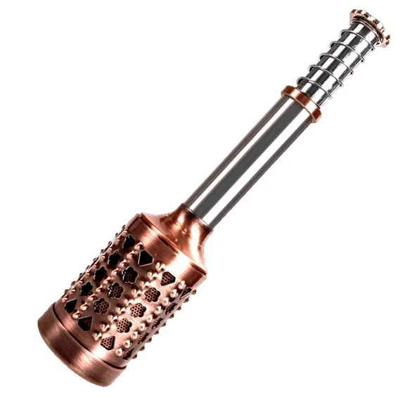 Pure Copper Moxibustion Therapy Set - Traditional Chinese Medicine Moxa Roller & Acupuncture Massage Box For Pain Relief