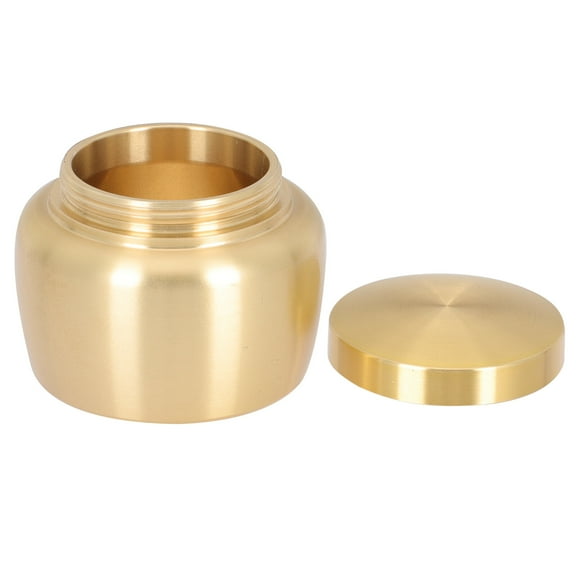 Pure Copper Powder Jar Containers with Lids Kitchen Decor Sealed for Food The Brass Teapot Coffee Canister Face Cream