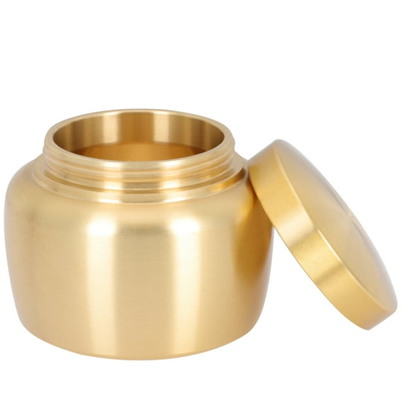 Pure Copper Powder Jar Tea Pots for Loose Storage Coffee Container Durable Canister Leaves Organizer Brass Teapot