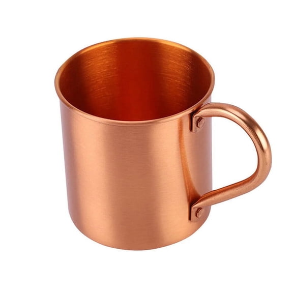 Pure Copper Rolled Rim Straight Mug | Purpose The Textured Experience Of Coffee And Tumbler Coffee Cup Set for Women Small Face Extra Large Tumbler Set Ceramic Cup without Handle Cups Glass G Full