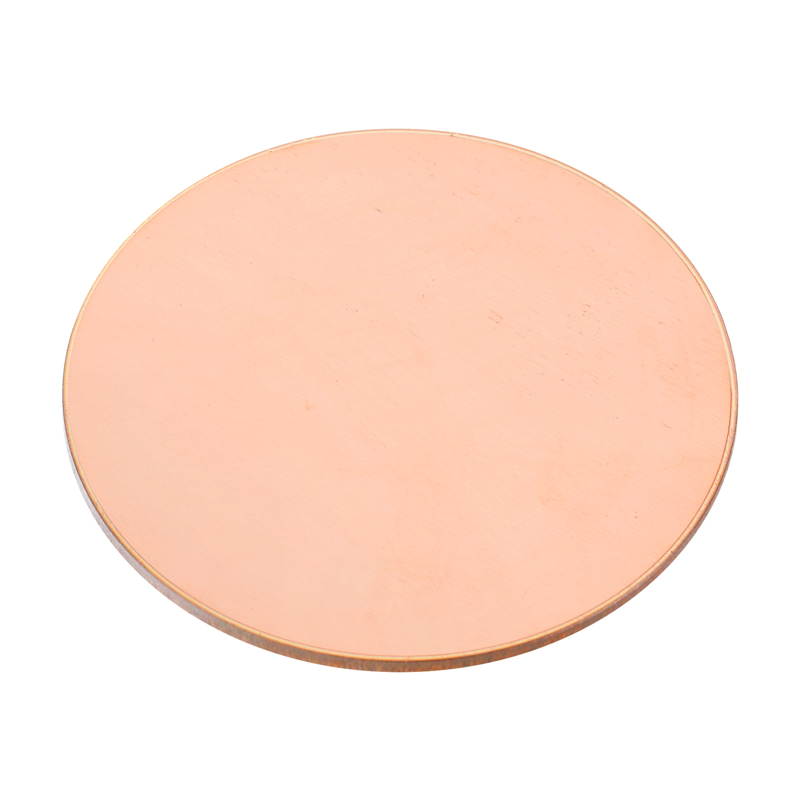 Uxcell Pure Copper Sheet, 1 3/16 inch x 0.12 inch 9 Gauge T2 Copper Metal Round Plate for Crafts, Electrical Repairs, 2 Pack, Size: 1 3/16 x 0.12, Bronze