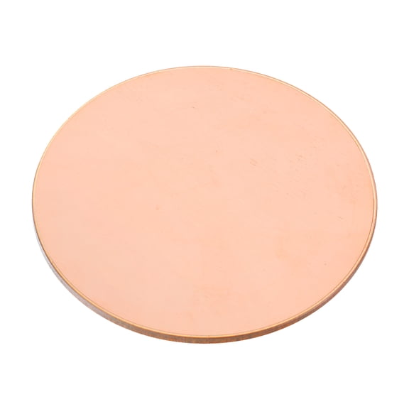 Pure Copper Sheet, 2 3/8" x 0.08" 12 Gauge T2 Copper Metal Round Plate for Crafts, Electrical Repairs, 1 Pack