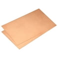 thumbnail image 1 of Pure Copper Sheet, 2pcs 6" x 4" x 0.02" 24 Gauge T2 Copper Metal Plate for Crafts, Electrical Repairs, 1 of 5