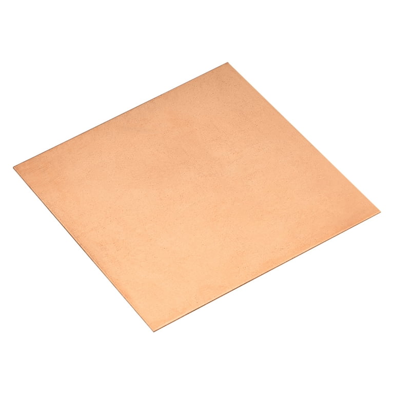 Pure Copper Sheet, 4 x 4 x 0.03 20 Gauge T2 Copper Metal Plate for  Crafts, Electrical Repairs
