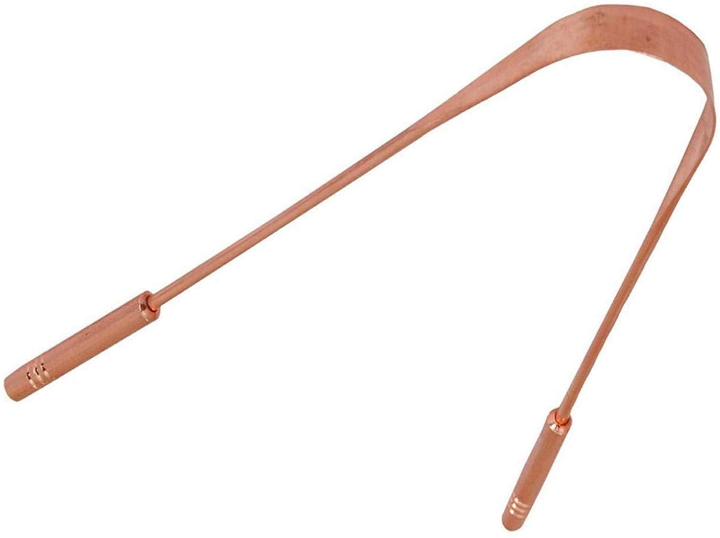 Pure Copper Tongue Scraper Heavy Duty Ayurvedic Tongue Cleaner