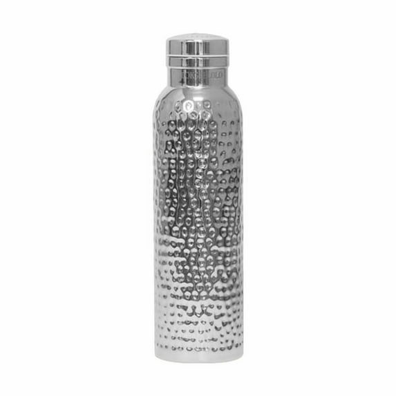 Pure Copper Water Bottle with Canvas Carrying Bag, Leakproof Design for Enhanced Hydration and Portable Use