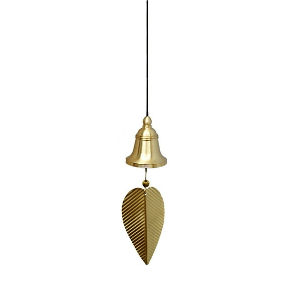 Pure Copper Wind Chime - 35cm Decorative Hanging Ornament, Soothing Sound, Indoor/Outdoor Use - Ideal for Garden/Balcony, Birthday/Christmas Gift