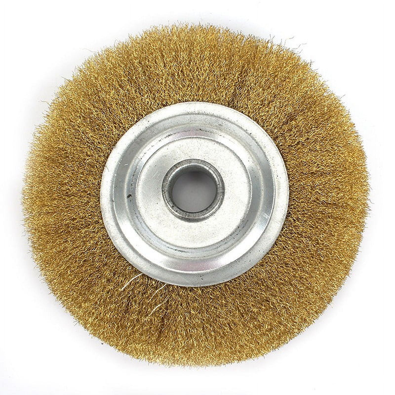 Pure Copper Wire Wheel 5 Inch Brass Brush for Grinder Metal Polishing ...