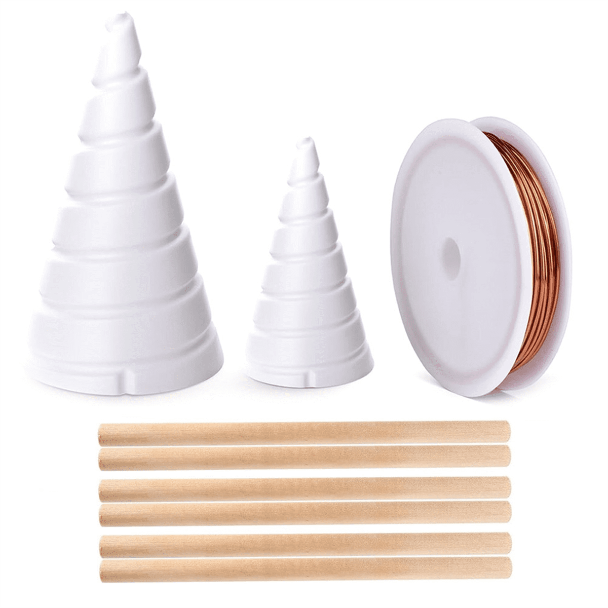 Pure Copper Wire, with Fibonacci Coil Winding Jig for Electroculture