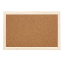 Pure Cork Solid Wood Frame Hanging Message Board,Kaireo Cork Board Bulletin Board 12" X 16"Framed Corkboard Black Frame Decorative Pin Board Perfect for Home Decor S-Chool Message Board or Board