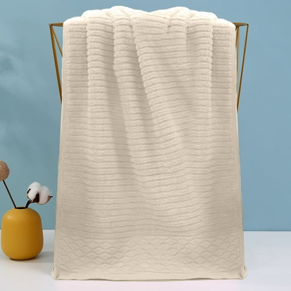 Pure Cotton Bath Towel Class A Household Face Towel Soft Absorbent Bathroom Towel for Daily Use Hotel Quality Cotton Fabric for Shower and Personal Care Multiple Color Selection