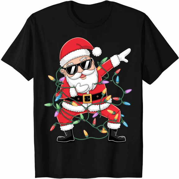 Pure Cotton ChristmasT- Shirt Funny Holiday Graphic Tee, Casual Xmas Top