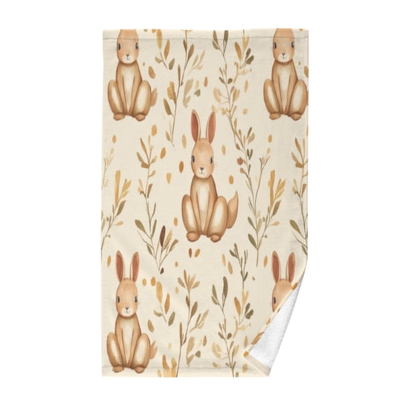 Pure Cotton Face Towel 16x28 Inches Hand Towel Bath Towel Hand Bath Towels Soft Good Water Absorption for Washing Face Wiping Face Cute Kangaroo