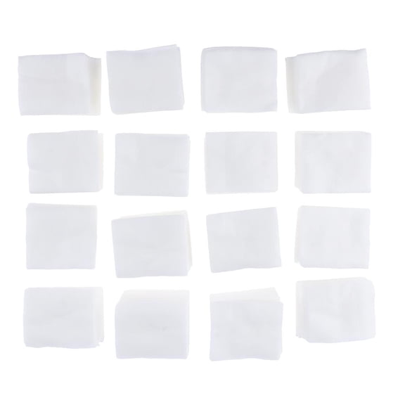 Pure Cotton Makeup/Nail Remover Pads 1600 Pieces Square Facial Cleansing