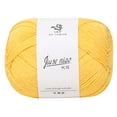 thumbnail image 1 of Pure Cotton Thread for Hand Knitting, Pure Cotton Yarn for Crocheting & Knitting, Soft Breathable Baby Wool for Crochet, DIY Yarn for Scarf Sweater Hat, Knitting Supplies, Light Yellow, 1 of 1
