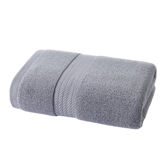Pure Cotton Towel,Classic Bath Towels Set of 1,Cotton Soft Bath Towels,39.4''X19.7'' Highly Absorbent and Quick Dry,Multi-purpose Plush Shower Towels,Towels for Home,Hotel,Bathroom(Grey)