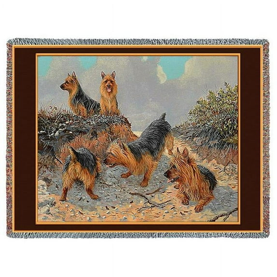 Pure Country 8043-T Aussie Dogs Blanket