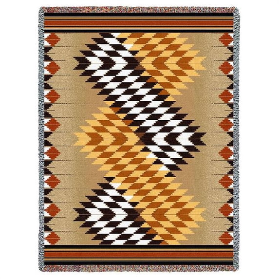 Pure Country 8049-T Whirlwind Tapestry Throw - Sand