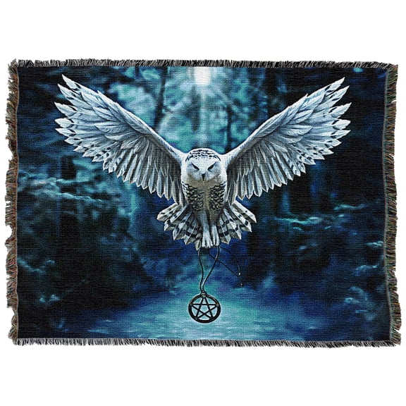 Pure Country Weavers Awake Your Magic Blanket by Anne Stokes - Fantasy Cotton Tapestry Throw - Made in The USA - 72" x 54"