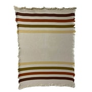 Pure Country Weavers Bent Creek Stripe Blanket Tapestry Throw Woven from Cotton - Made in The USA (73x48)