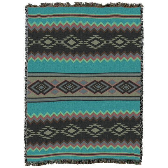Pure Country Weavers Copper Patina Large Tapestry Throw Woven from Cotton - Made in The USA (72x54)